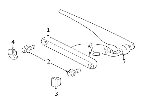 High Mounted Stop Lamp for 2003 Honda Insight #0