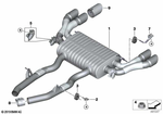 18308053352 - : Tailpipe Tip, Chrome for BMW Image
