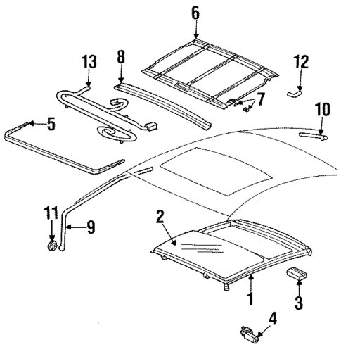 Sunroof for 2000 Chrysler LHS #0