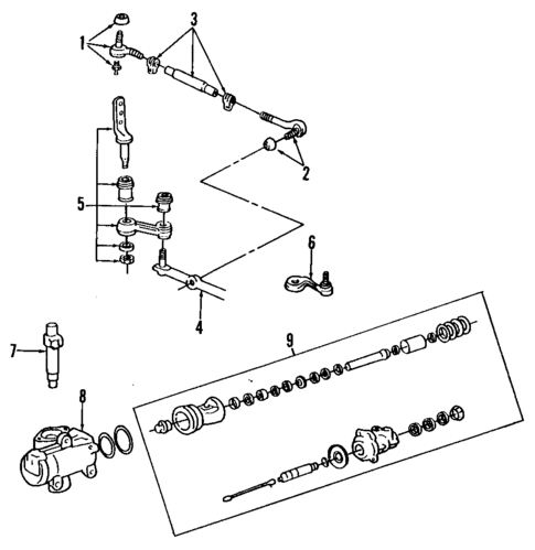 Steering Gear & Linkage for 2002 Ford Crown Victoria #0