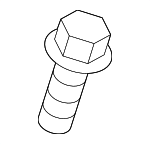 31103413500 - Suspension: Lower Ball Joint Bolt for BMW Image