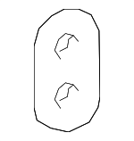 8889735020 - HVAC: Grommet for Lexus: GX460 Image