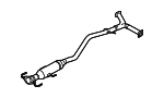 AJ3640300 - : 2005-2008 Mazda 6 - Intermediate Pipe for Mazda: 6 Image