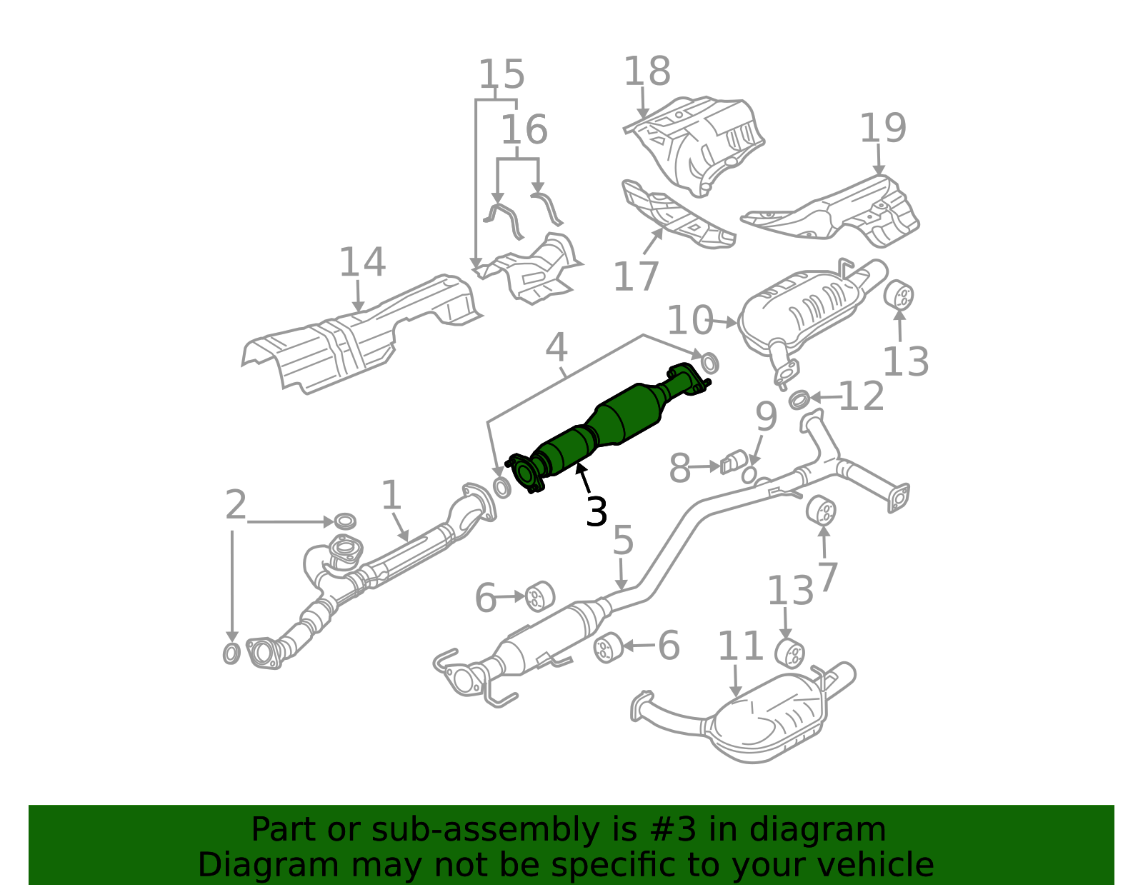 AJ48-20-60XC - Catalytic Converter 2006-2008 Mazda 6 | Mazda-Parts