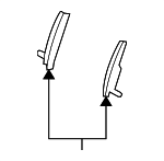 90562674 - Body: Hinge for Saturn: Astra Image