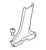 7211A055XA - Body: Lower Center Pillar Trim for Mitsubishi Image