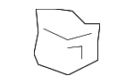 MU470013 - Body: Upper Center Pillar Trim Clip for Mitsubishi Image