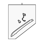 7210A161HA - Body: Windshield Pillar Trim for Mitsubishi Image