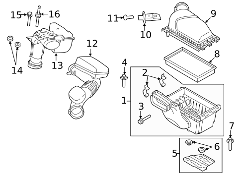 Air Intake for 2012 Ford Explorer #0