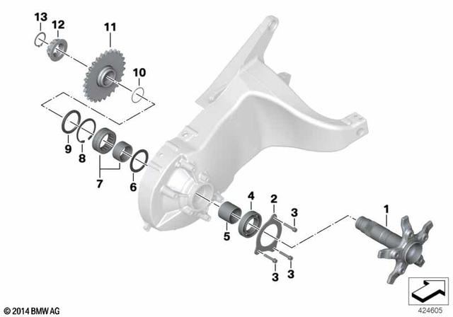 33178527068 - : Needle Bearing for BMW-Motorrad Image
