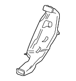 4E1819803B - Body: Front Duct for Audi Image