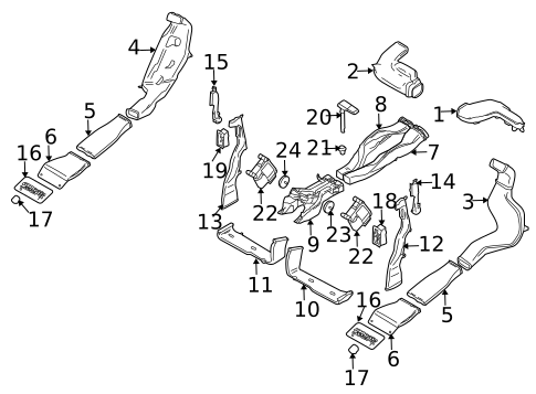 Ducts for 2004 Audi A8 Quattro #0