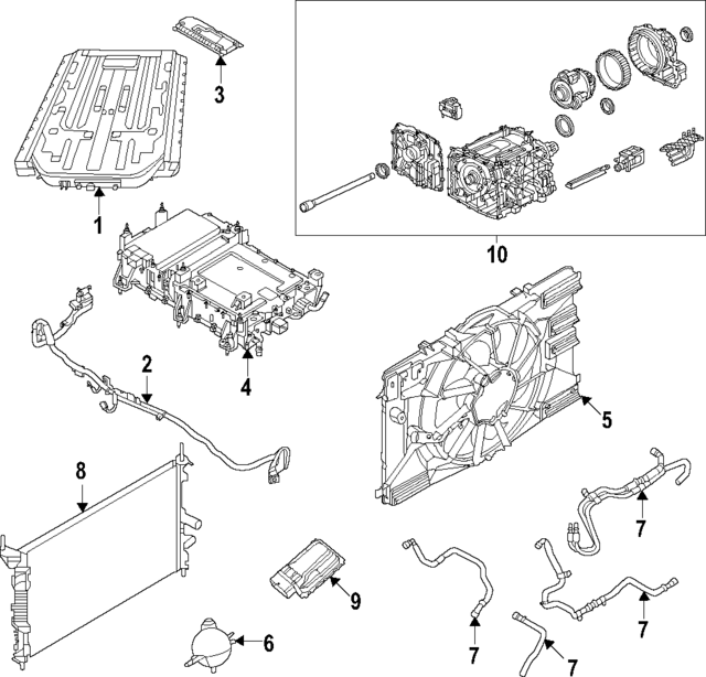 NK4Z14A303B - : Charging Port for Ford: E-Transit Image