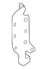 280383Y100 - : AM/FM CD Cassette Mount Bracket for Nissan Image