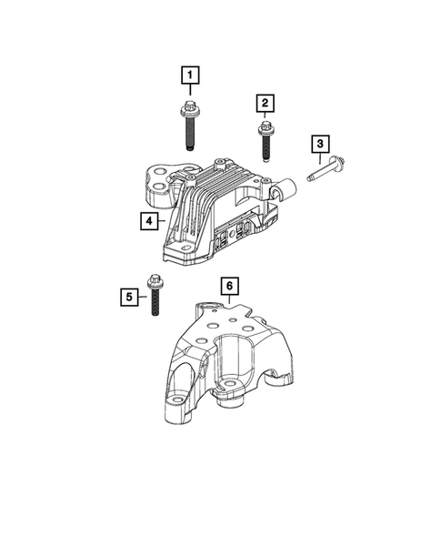 Engine Mounting for 2021 Jeep Cherokee #1
