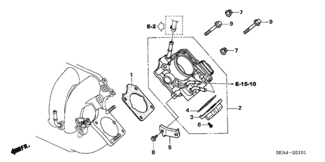 Throttle Body (2) for 2006 Acura TSX #0
