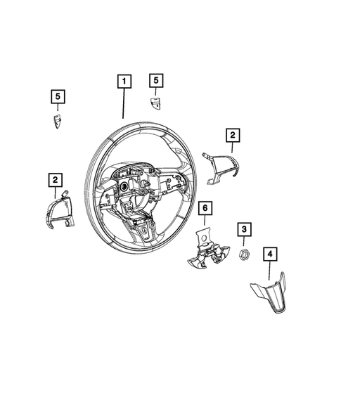 Steering Wheel for 2017 Chrysler 200 #2