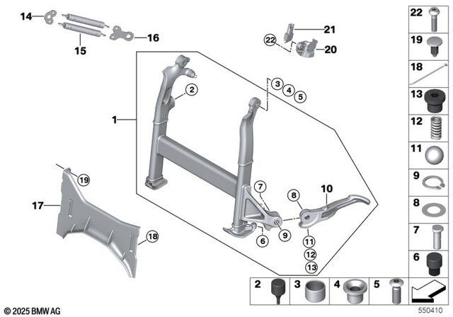 46521633821 - : Center Stand              for BMW-Motorrad Image