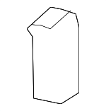 5C6881250A - Body: Front Bumper for Volkswagen: Jetta, Passat Image