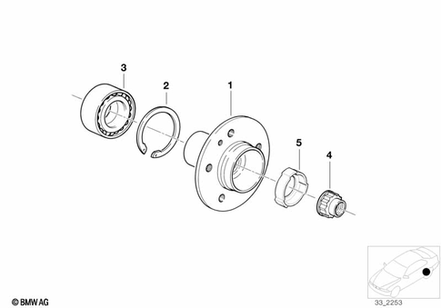 Wheel Bearing for 1990 BMW 318is #0