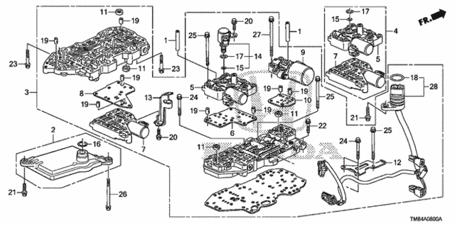 AT Valve Body for 2011 Honda Insight #0