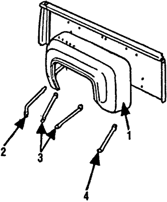 14073934 - Body: Fender for GM Image
