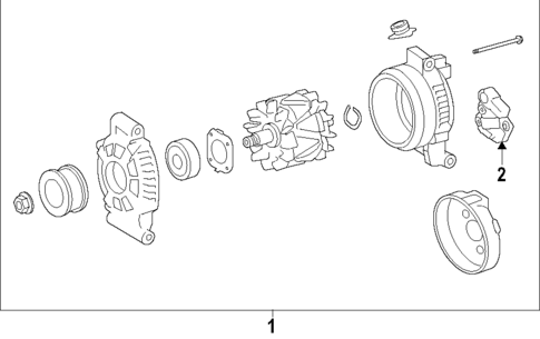 Alternator for 2023 Lexus LX600 #0