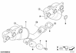 18403415423 - : Rp Exhaust Manifold With Catalytic Converter for BMW: X3 3.0i, X3 3.0si Image