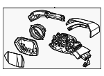 87610DO460 - Body: Mirror Assembly for Kia Image image