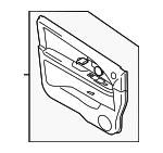8372054LR1KEE - : Door Trim Panel for Suzuki Image