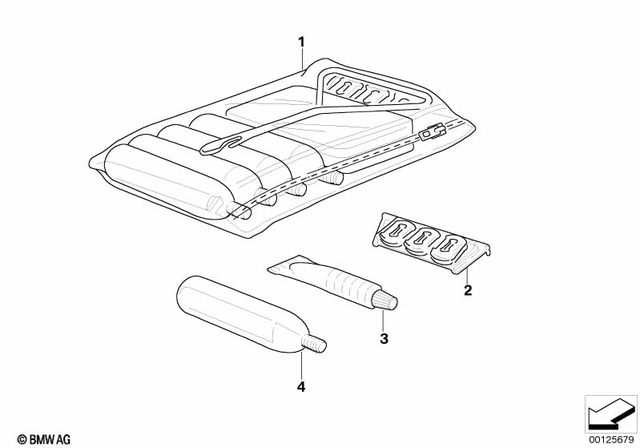 71112300236 - Parts and Accessories for Engine / Chassis: Co2 Cartridge - 16 G for BMW-Motorrad Image