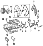 F3DZ6675A - : Oil Pan for Ford Image