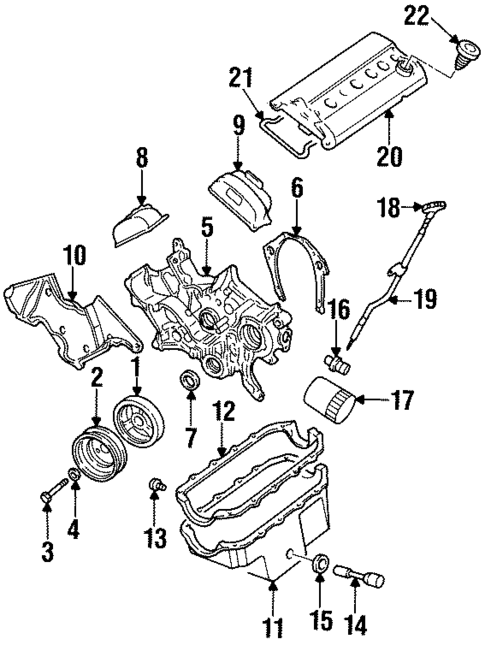 Engine Parts for 1996 Chevrolet Monte Carlo #0