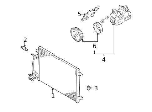 A/C Clutch & Compressor for 2000 Audi A6 Quattro #0