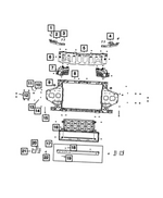 68707729AA - Cooling: Upper Grille for Mopar Image image