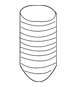 51248254063 - Body: Trunk Lid Stop for BMW: 1 Series M, 128i, 135i, 135is, 318i, 318is, 318ti, 323Ci, 323i, 325Ci, 325i, 325is, 325xi, 328Ci, 328i, 328i xDrive, 328xi, 330Ci, 330i, 330xi, 335d, 335i, 335i xDrive, 335is, 335xi, 525i, 525xi, 528i, 528i xDrive, 528xi, 530i, 530xi, 535i, 535i xDrive, 535xi, 540i, 545i, 550i, 645Ci, 650i, 745i, 745Li, 750i, 750Li, 760i, 760Li, Alpina B7, M3, M5, M6, X1, X3, X5, Z3, Z4, Z8 Image