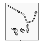 48805AA041 - Suspension: Stabilizer Bar for Toyota: Solara Image
