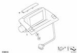 65509169176 - Audio, Navigation, Electronic Systems: Central Information Display for BMW: Z4 2.5i, Z4 3.0i, Z4 3.0si, Z4 M3.2 Image image