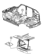 1GK681DHAB - Interior Trim: Floor Mat Kit for Jeep: Liberty Image