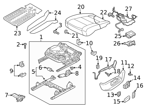 Power Seats for 2023 Volkswagen Tiguan #1