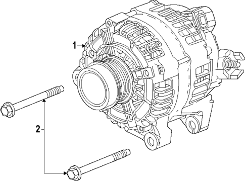 Alternator for 2024 Chevrolet Trax #1