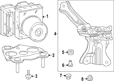 ABS Components for 2025 Toyota GR Corolla #0