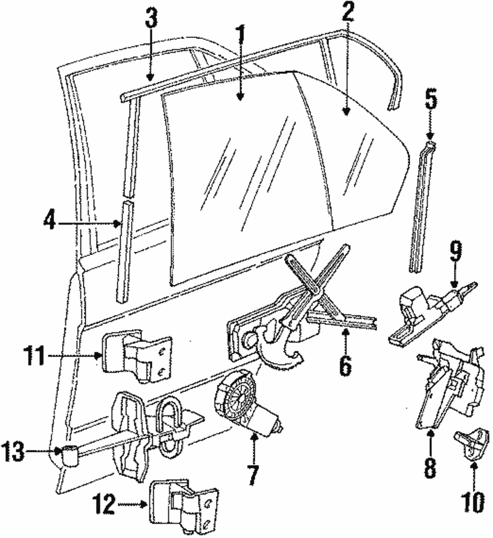 Window Motor - BMW (67628359373)