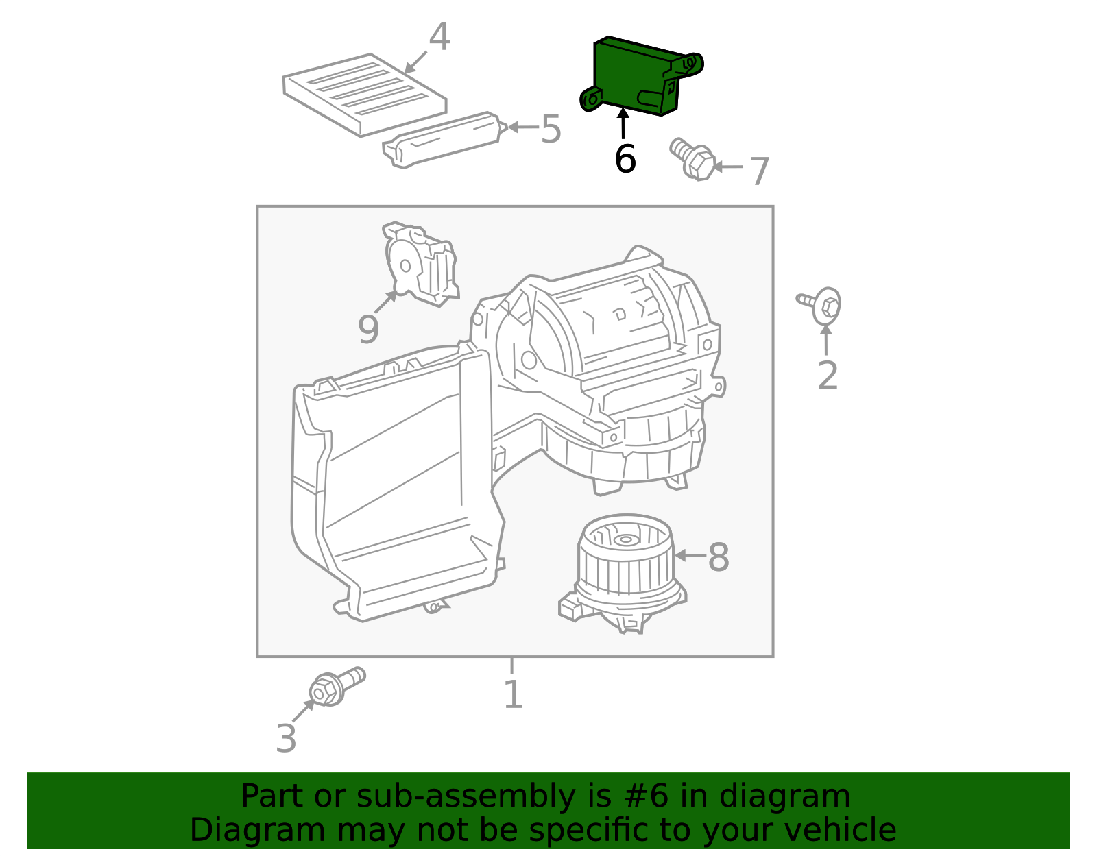 2009 Toyota Tundra HVAC Control Module 88650-0C130 | Toyota Parts Center