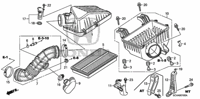Air Cleaner for 2010 Honda Element #0