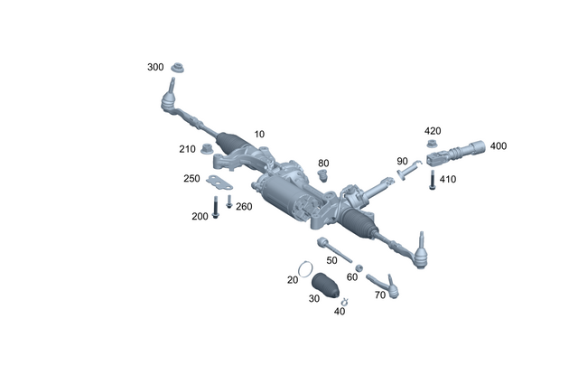 2234603104 - : Steering Gear for Mercedes-Benz Image
