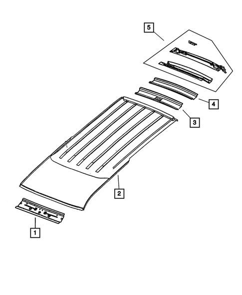 Roof Panels for 2001 Dodge Durango #0