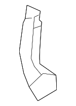 44651AG91A - Exhaust: Pipe Shield for Subaru: Crosstrek, Impreza, Legacy, Outback Image