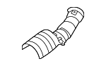 44651AG77A - Exhaust: Pipe Shield for Subaru: Crosstrek, Impreza, Legacy, Outback Image