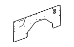 LK4Z6131012HC - Body: Lower Trim for Ford Image